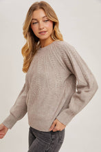 Load image into Gallery viewer, Crew Cable Knit