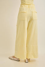 Load image into Gallery viewer, Dunes Mineral Wash Wide leg Cropped pants