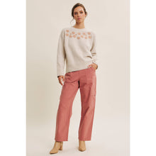 Load image into Gallery viewer, Blush Embroidery Sweater