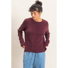Load image into Gallery viewer, Morrigan Roll Neck Seam Detail Sweater~ arriving 10/20