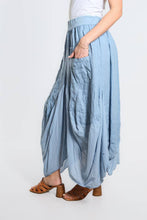Load image into Gallery viewer, Brenna Cotton/Linen Bunched Pocket Skirt
