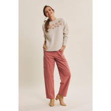 Load image into Gallery viewer, Blush Embroidery Sweater