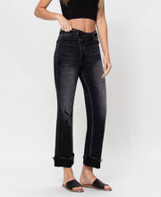 Load image into Gallery viewer, Flying Monkey High Rise Button up cuffed Jeans
