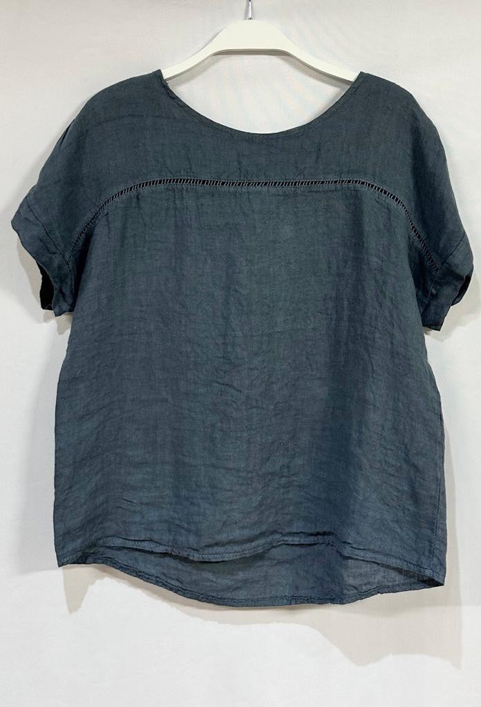Pebble Beach Stitch Top~ also in Navy & Chambray
