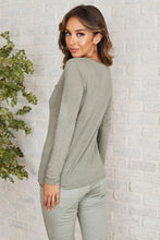 Load image into Gallery viewer, Italian Burnout Long Sleeve Pocket Tee~ in several colors