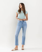 Load image into Gallery viewer, Vervet by Flying Monkey High Rise Raw Hem Flare