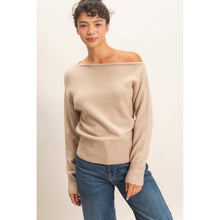 Load image into Gallery viewer, Off The Shoulder Sweater Top
