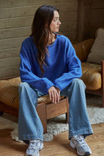 Load image into Gallery viewer, Knit Sweater Rolled Round Neck Pullover