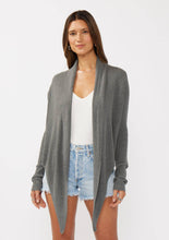 Load image into Gallery viewer, Waffle Tie Front Cardigan
