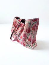 Load image into Gallery viewer, Block Print Quilted Bag ~ Rosa