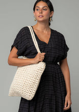 Load image into Gallery viewer, Hamptons Cotton Button Front Handkerchief Dress