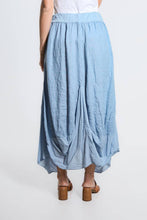Load image into Gallery viewer, Brenna Cotton/Linen Bunched Pocket Skirt