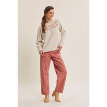 Load image into Gallery viewer, Blush Embroidery Sweater