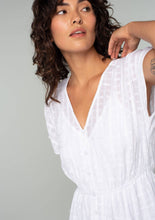 Load image into Gallery viewer, Hamptons Cotton Button Front Handkerchief Dress