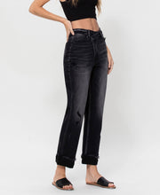 Load image into Gallery viewer, Flying Monkey High Rise Button up cuffed Jeans