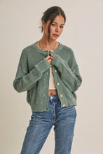 Load image into Gallery viewer, In February Waffle Stitch Cardigan