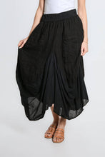 Load image into Gallery viewer, Brenna Cotton/Linen Bunched Pocket Skirt