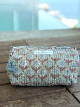 Load image into Gallery viewer, Block Printed Toiletry/Cosmetic/Travel Bags (3sizes)