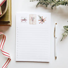 Load image into Gallery viewer, Christmas checklist notepad