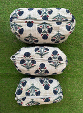 Load image into Gallery viewer, Floral Printed Toiletry/Cosmetic/Travel Bags (3 sizes)