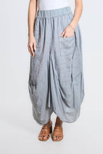 Load image into Gallery viewer, Brenna Cotton/Linen Bunched Pocket Skirt