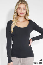 Load image into Gallery viewer, Long Sleeve Scoop Neck Top
