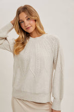 Load image into Gallery viewer, Crew Cable Knit