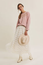 Load image into Gallery viewer, Blush Embroidery Sweater