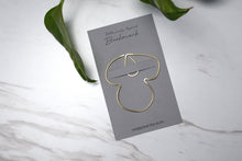 Load image into Gallery viewer, Kolme Modern Floral Brass Bookmark