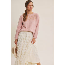 Load image into Gallery viewer, Blush Embroidery Sweater