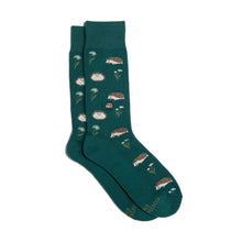 Load image into Gallery viewer, Socks that Protect Pollinators (Green Hedgehogs)