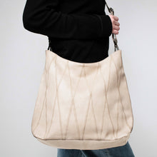Load image into Gallery viewer, Bree Diamond Leather Shoulder Bag~ now in Cognac