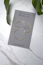 Load image into Gallery viewer, Kolme Modern Floral Brass Bookmark