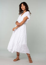 Load image into Gallery viewer, Hamptons Cotton Button Front Handkerchief Dress
