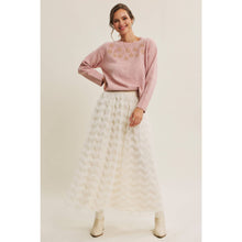 Load image into Gallery viewer, Blush Embroidery Sweater