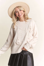 Load image into Gallery viewer, Desiree Applique Sweater