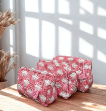 Load image into Gallery viewer, Block Print Vanity Travel Bag