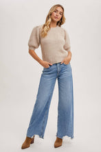 Load image into Gallery viewer, Aspen Puff Sleeve Knit Sweater