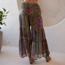 Load image into Gallery viewer, Charlotte Grey Bohemian Long Flared Patchwork