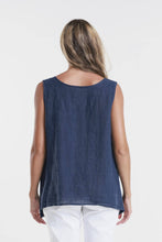 Load image into Gallery viewer, Augusta Linen Button Front Top~ more colors coming