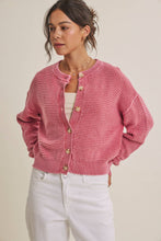 Load image into Gallery viewer, In February Waffle Stitch Cardigan