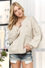 Load image into Gallery viewer, Adora Cozy Knit with Pocket Sweater