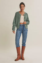 Load image into Gallery viewer, In February Waffle Stitch Cardigan