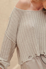 Load image into Gallery viewer, Carly Loose Exposed Seam Sweater~ more coming soon
