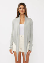 Load image into Gallery viewer, Waffle Tie Front Cardigan