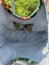 Load image into Gallery viewer, Monkey Print Bag Tote Bag Market Bag Velvet Bag Quilted Bags