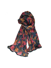 Load image into Gallery viewer, Voile Scarves w/ pom pom edging