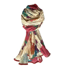 Load image into Gallery viewer, Voile Scarves w/ pom pom edging