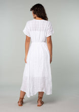Load image into Gallery viewer, Hamptons Cotton Button Front Handkerchief Dress