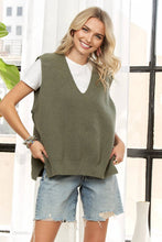 Load image into Gallery viewer, Easy Vest Top With Side Button Detail